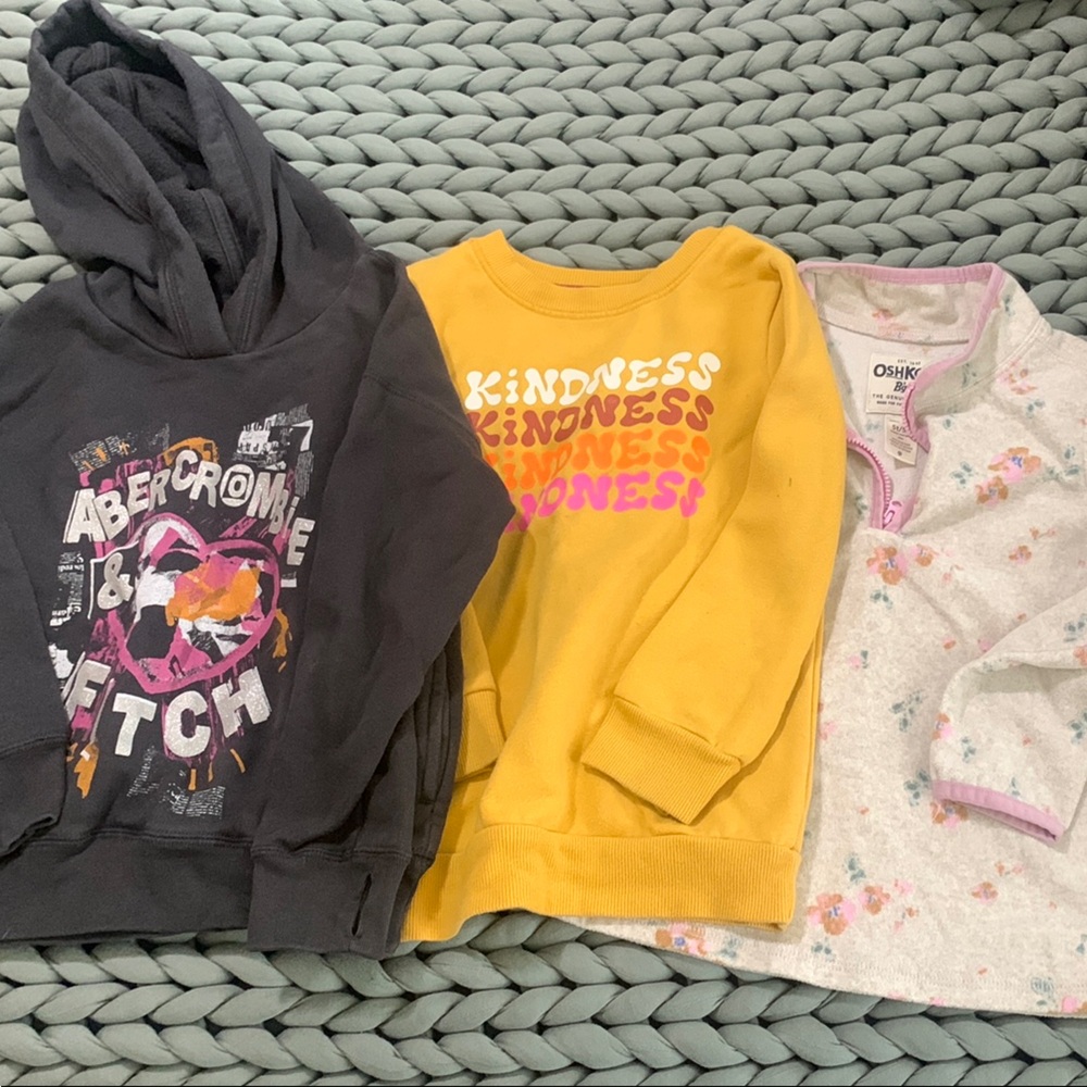 Children's Hoodie and Sweatshirt Set